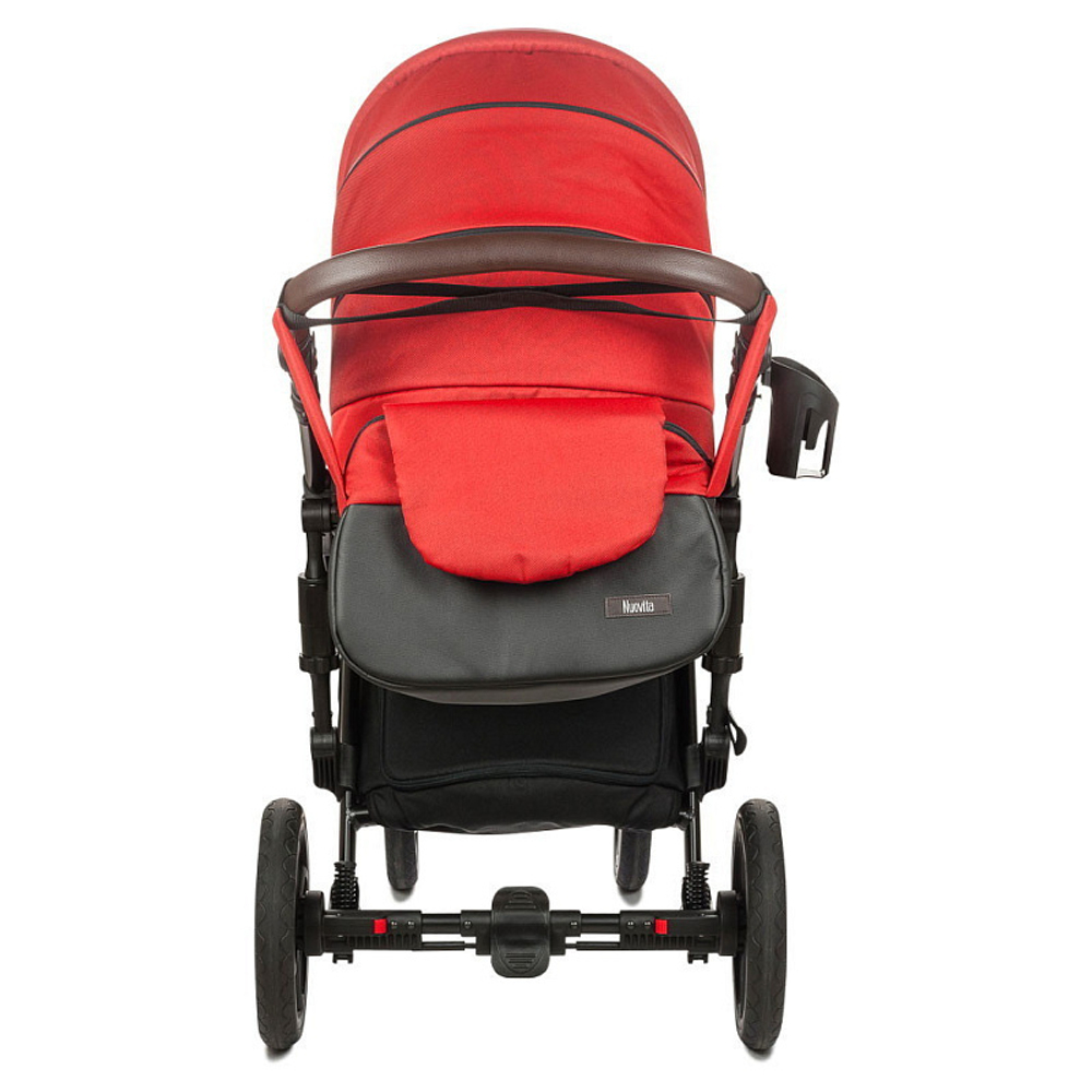 Детская коляска Nuovita Carro Sport 2 в 1 Rosso nero/Крассно-черный