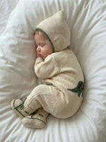 Комплект 3 в 1 Дино из хлопка, Молочный