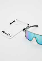 Спортивные очки GOG Vidar / Matt Green-Black / Polarized White-Blue Lens