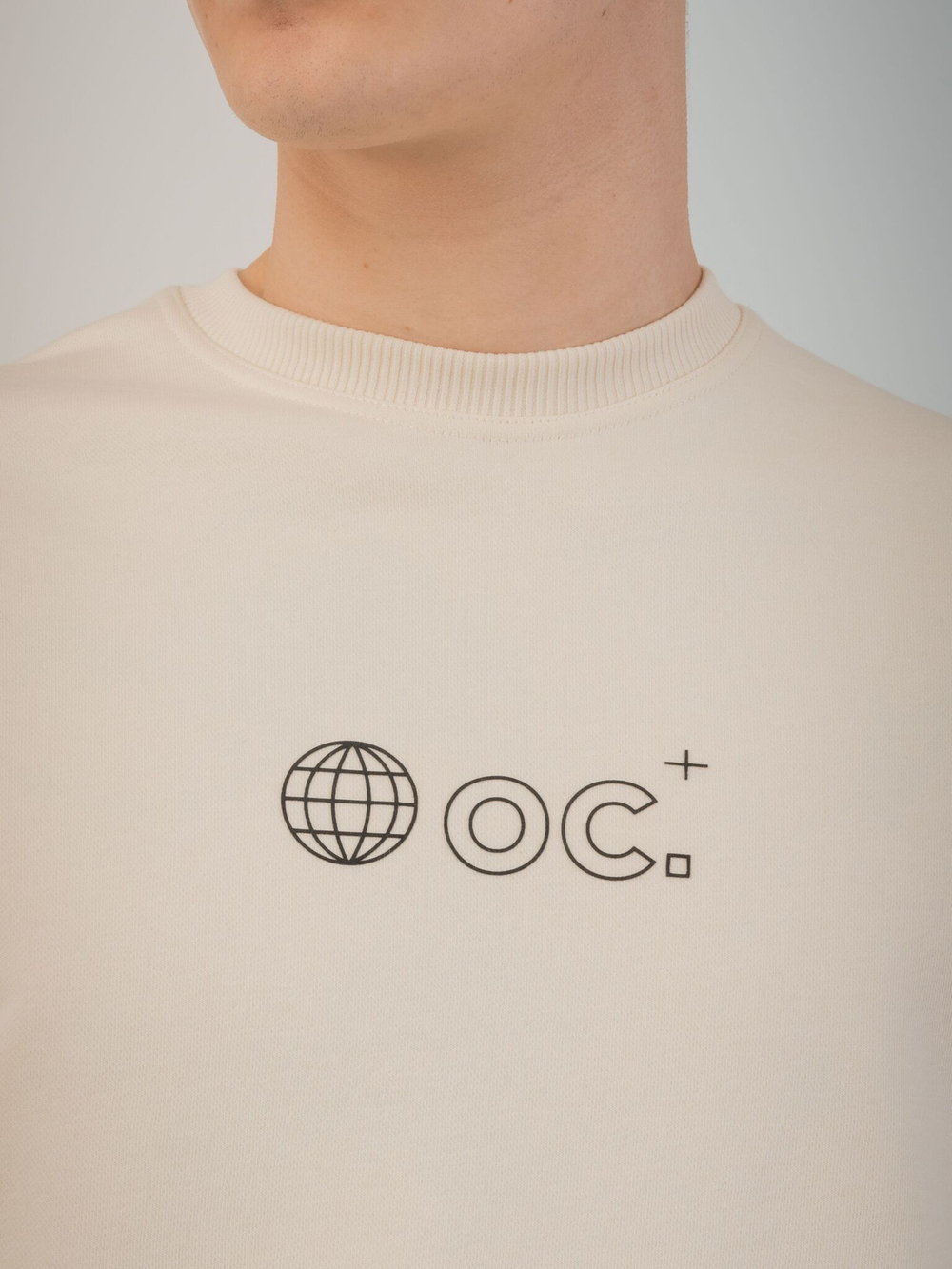 Свитшот мужской ORIGINAL CREATOR GLOBE SWEATSHIRT, Молочный