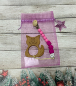 Держатель для пустышки с грызунком можжевеловым (АА)