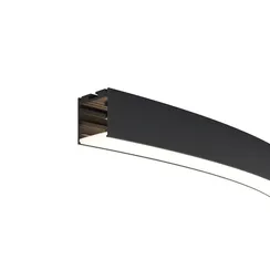 Радиусный профиль 35x35 D1500мм 1/8 круга черный Led Strip alm-3535r-b-d-45°-1.5m
