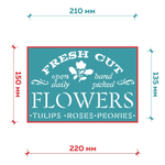 Клеевой трафарет-надпись 003