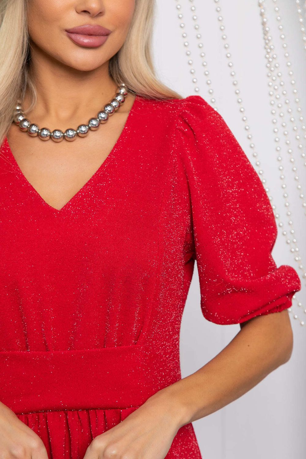 Платье праздничное Мадлен (красное) П14607-18М LT Collection