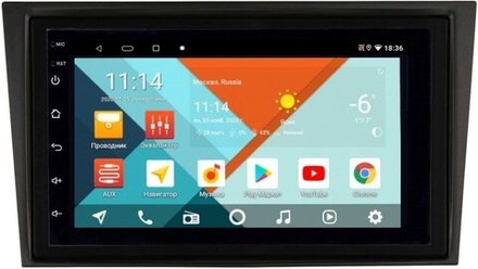 Магнитола для Opel Astra H, Antara, Corsa, Vectra, Zafira B (серая/черная) - OEM GT7-RP-OPVTD/RP-11-028 на Android 10, 2/16