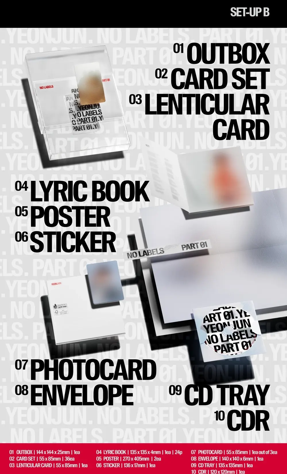 Альбом YEONJUN (TXT) - NO LABELS: PART 01