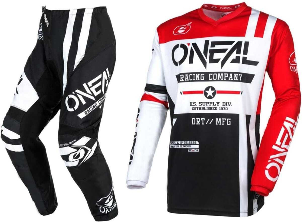 Костюм ONEAL 109 красный, белый, черный
