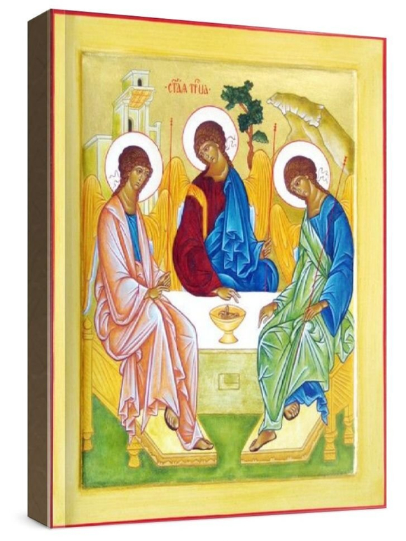 Троица (рукописная икона)