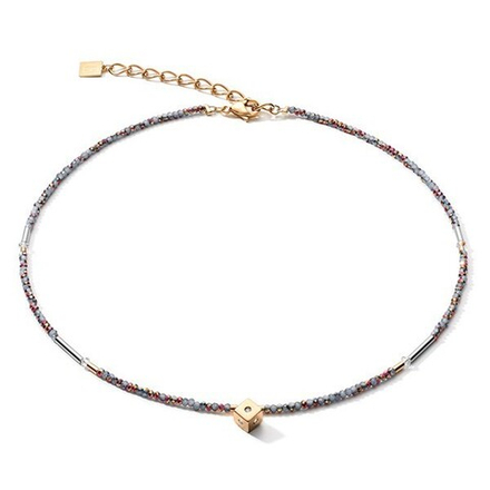 Колье Coeur de Lion Light Blue-Gold 5080/10-0745