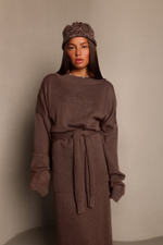 Джемпер с завязками