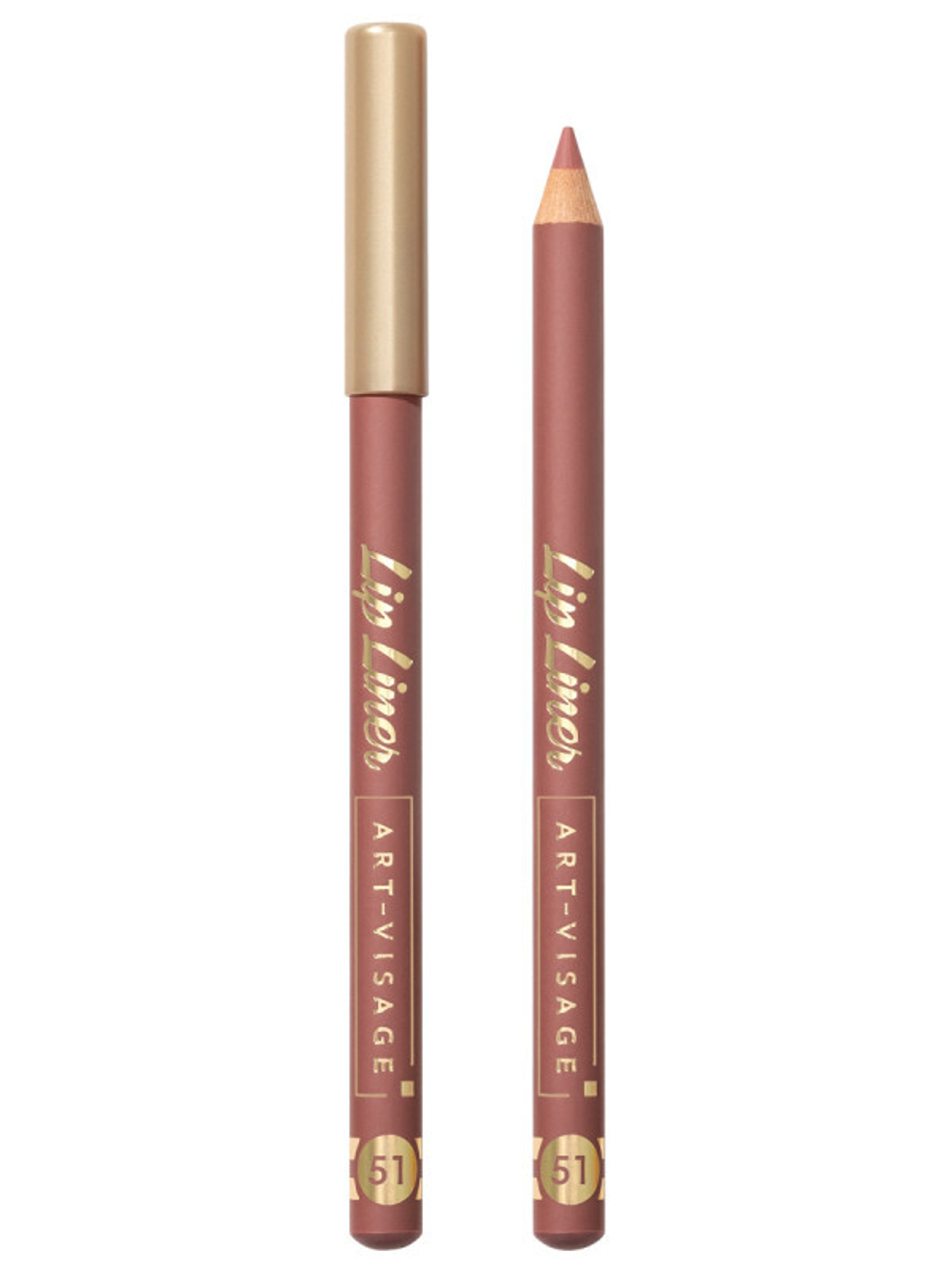 Art-Visage Карандаш для губ Lip Liner, тон №51, Пастельный розовый, 1,3 гр