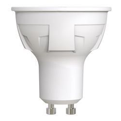 LED-JCDR 6W-NW-GU10-FR-DIM PLP01WH Лампа светодиодная. диммируемая. Форма JCDR. матовая. Серия ЯРКАЯ. Белый свет 4000K. Картон. ТМ Uniel.