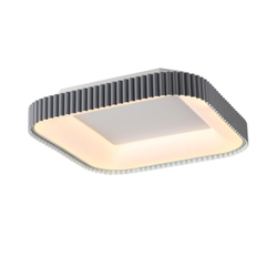 7769/56L AVRA LED SN 578 Светильник металл/белый/серый LED (56Вт+14Вт) 3000-6000K 500х500 IP43 пульт ДУ+подсветка SHARMEL