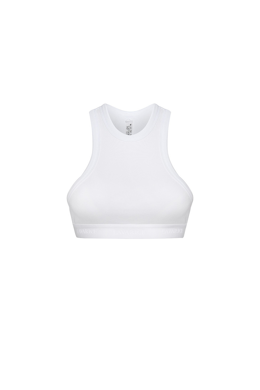 Майка укороченная с резинкой AVRORA Белый