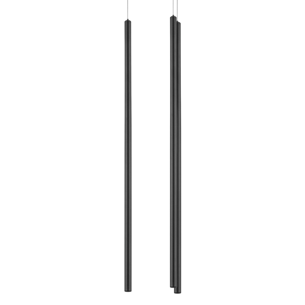 L3T747437 Люстра TUBO LED 15W 900LM 25G ЧЕРНЫЙ 3000K (574717+747437 (3шт)