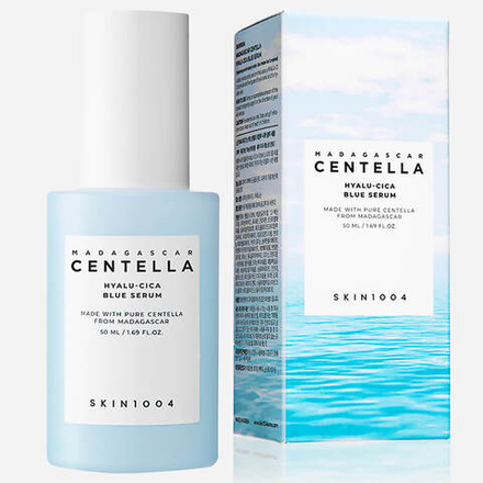 Увлажняющая, успокаивающая  сыворотка с центеллой SKIN1004 Madagascar Centella Hyalu-Cica Blue Serum