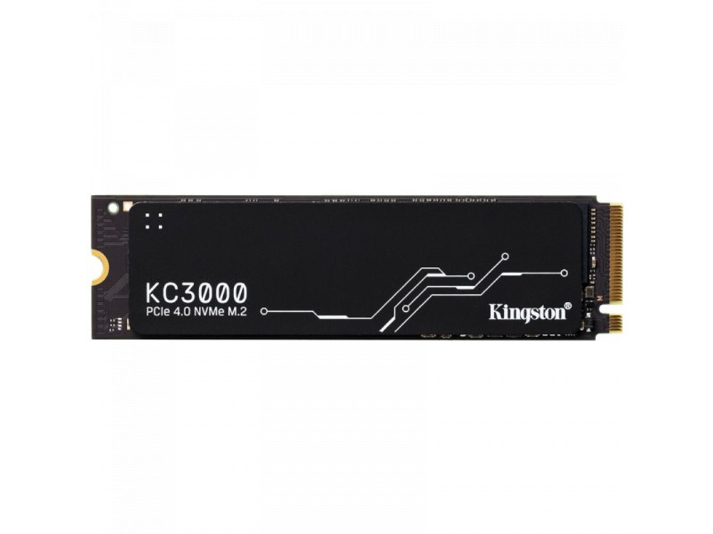 SSD накопитель Kingston KC3000 512ГБ, M.2 2280, PCIe 4.0 x4, NVMe [SKC3000S/512G]