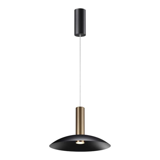 358986 OVER NT22 328 бронза светлая/черный Светильник светодиодный накладной, провод 2м IP20 LED 4000K 15W 220V ALBA