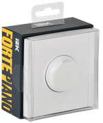 FORTE&PIANO Светорегулятор поворотно-нажимной 600Вт FP254 белый IEK