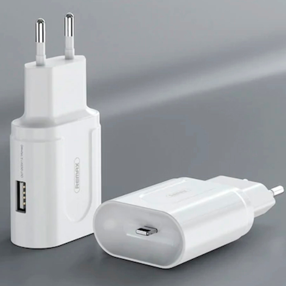 Сетевое зарядное устройство USB Remax RP-U32 (1 порт, зарядка для AirPods) Белый