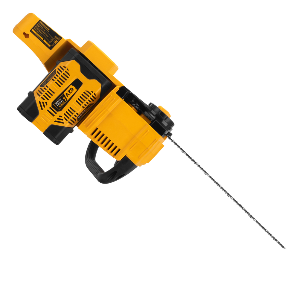 Пила цепная  аккумуляторная  бесщет., RCS 400-62, 400 мм, Li-ion, 62В Denzel