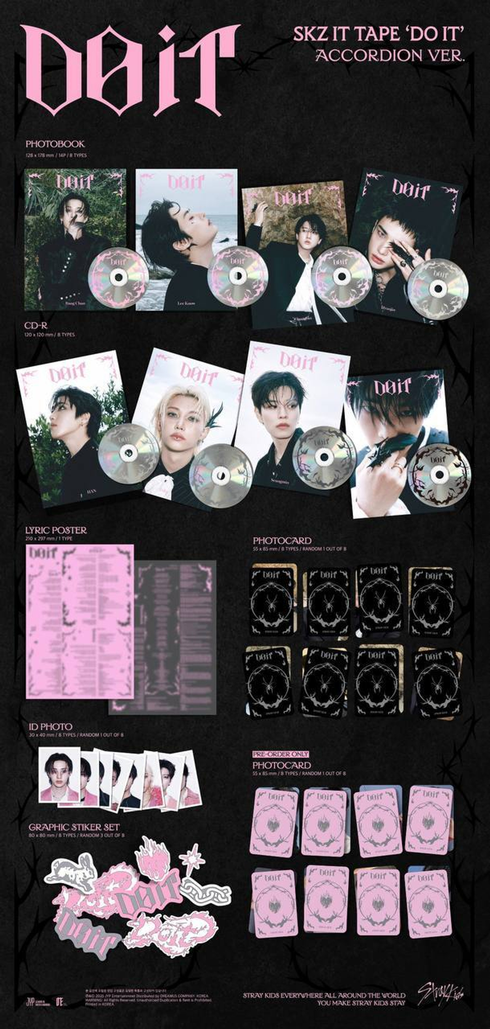 Альбом Stray Kids - SKZ IT TAPE - DO IT [ACCORDION Ver.]