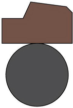 A302-030 Поршневое уплотнение одностороннего действия 30-19,3-4,2