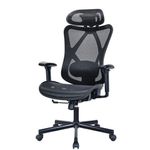 Кресло BRABIX PREMIUM "Axion ER-701", синхромеханизм, регулируемые подголовник и спинка, сетка, черное, 532965