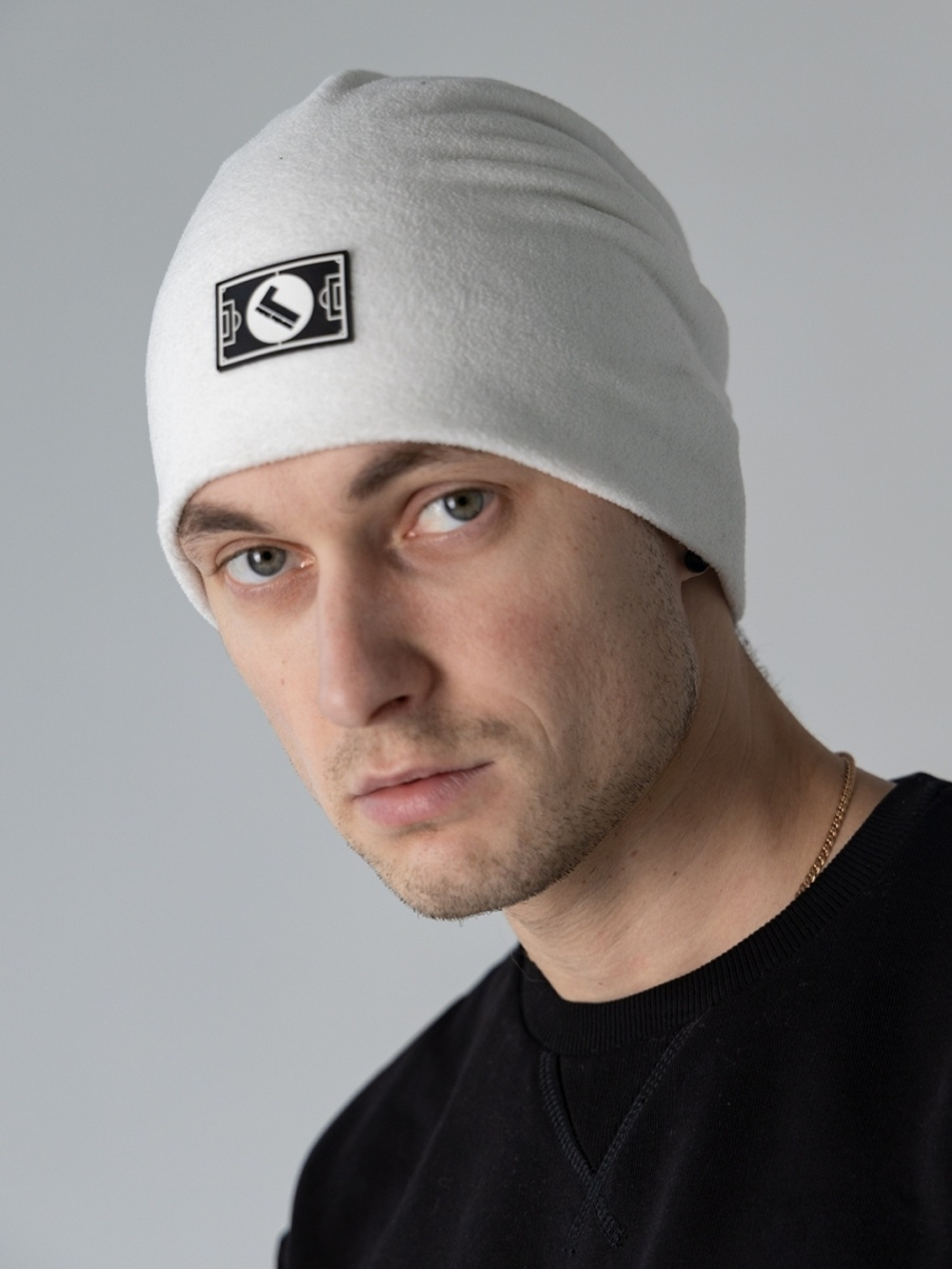 Снуд флисовый белый Город Горький