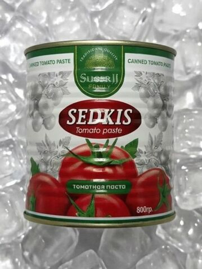 Томатная паста SEDKIS SUGERFIJ концентрированная, 800 гр