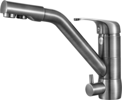 16026-G Смес. для кухни с под. фильт (САТИН) "GANZER"  (10/1шт)