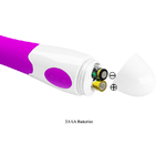Лиловый вибратор 19см для G-точки Pretty Love Elemental BI-014812