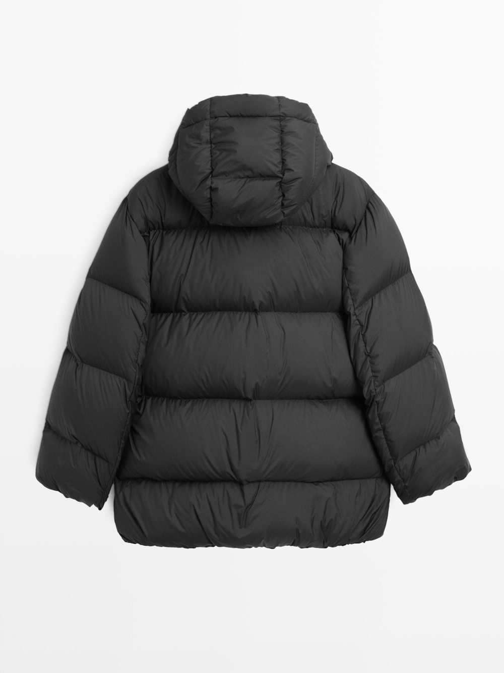 Massimo Dutti Стеганая куртка, черный