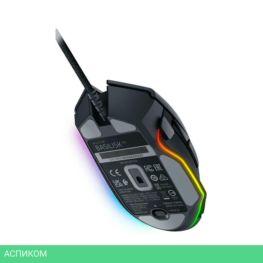 Мышь Razer Basilisk V3 (RZ01-04000100-R3M1)