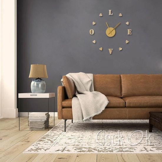 Настенные 3D часы Sweet Love