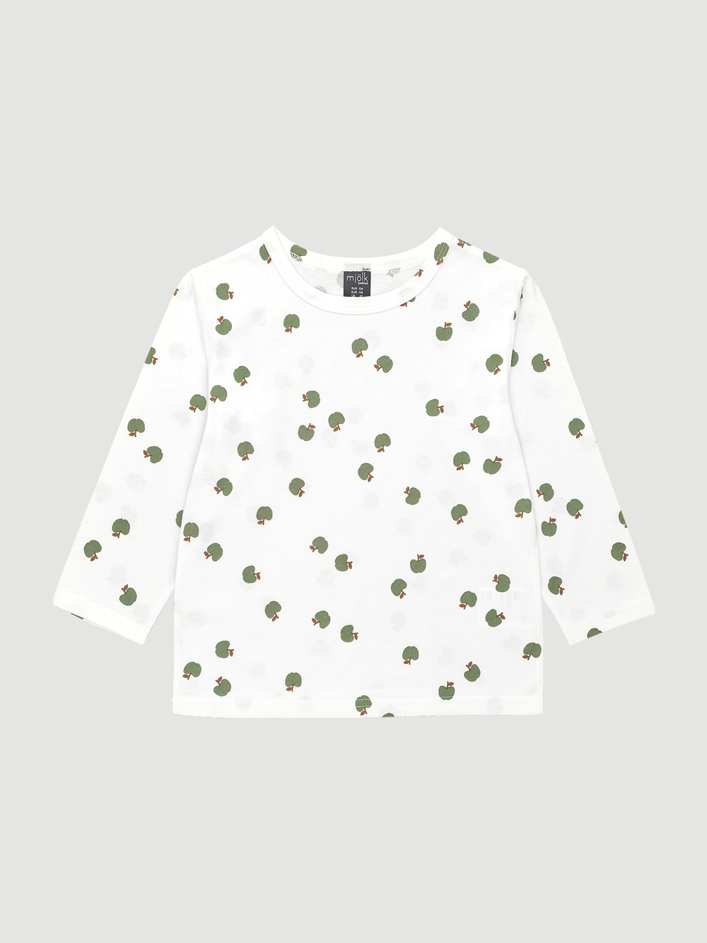 Лонгслив оверсайз Mjölk Яблочки, уценка