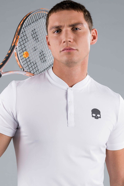 Мужское теннисное поло Hydrogen Tech Serafino Man - белый