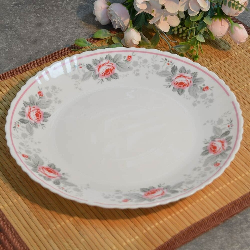 Тарелка обеденная 24,1см, стеклокерамика, Jewel 6849