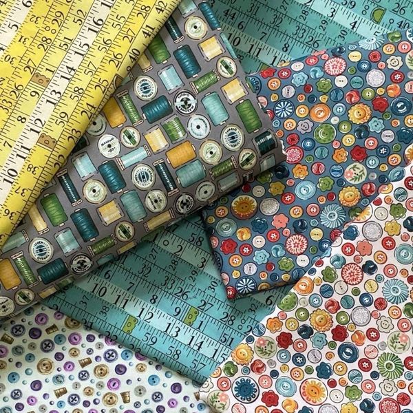 ЛИНЕЙКИ ЗЕЛЕНЫЕ 100%  хлопок, отрез 50 см, Handmade Fabrics 5