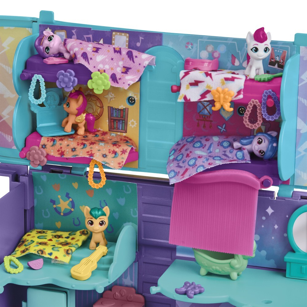 My Little Pony - Мини мир Волшебный автобус пони набор + 5 фигурок F7650 / артикул   F7650  / GTIN 5010994199197