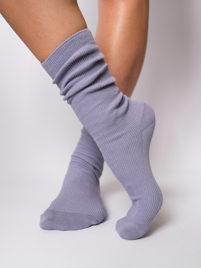 Носки в рубчик
