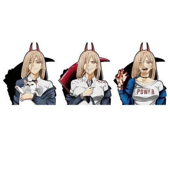 3D стикер Chainsaw Man CM-02