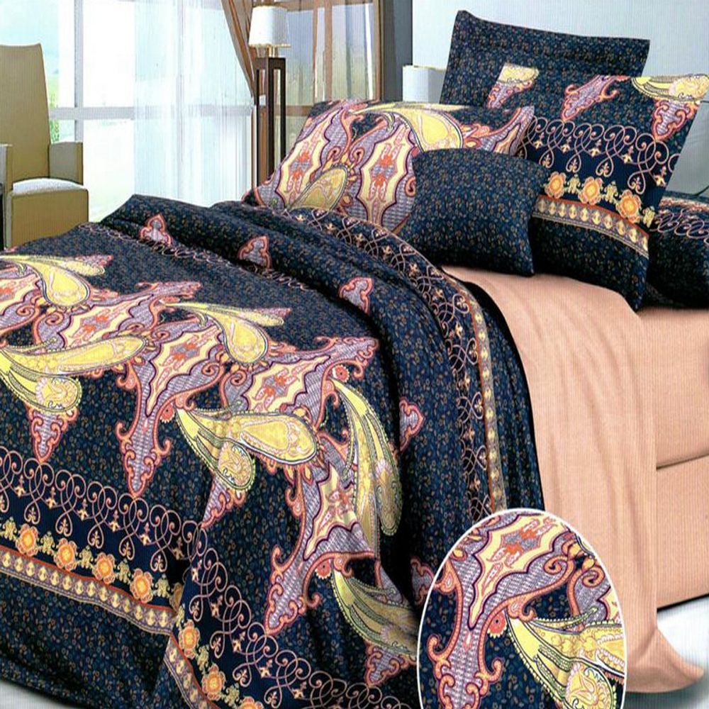 Комплект постельного белья "ВЛ. АНДРА", сатин (твил), 100% хлопок. Комплект постельного белья "ВЛ. АНДРА", сатин (твил), 100% хлопок.