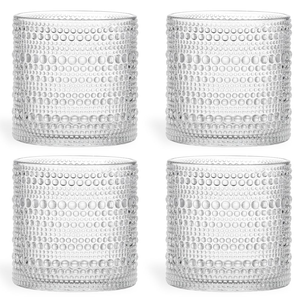 НАБОР СТАКАНОВ "BUBBLES" 4 ШТ. 390 МЛ / 9 СМ