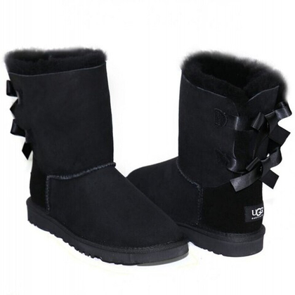 Угги Bailey Bow Short Black