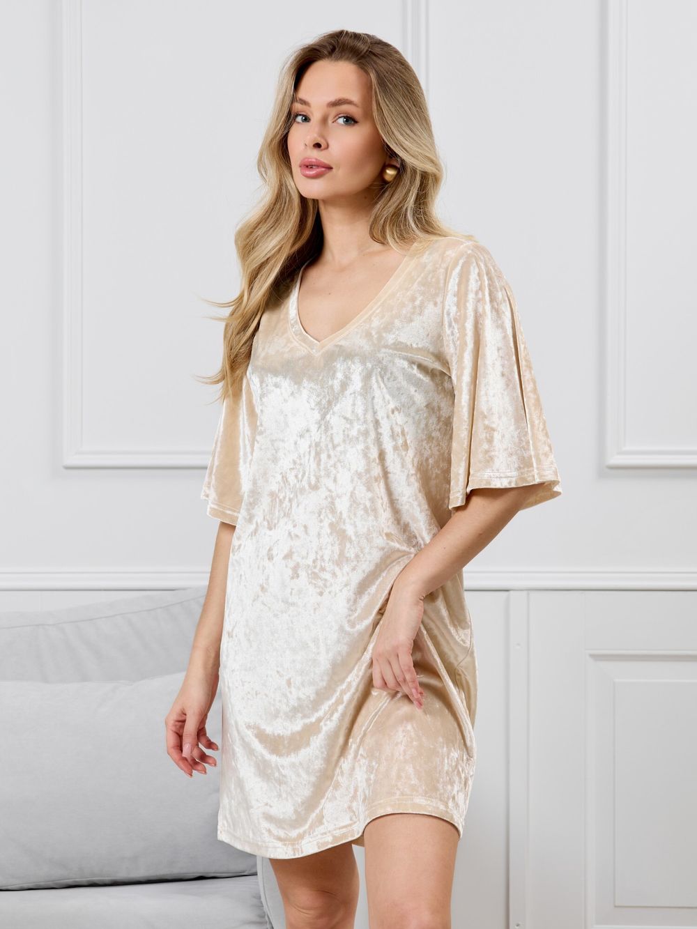 Туника Мерцание-1 Виотекс МОЛОЧНЫЙ