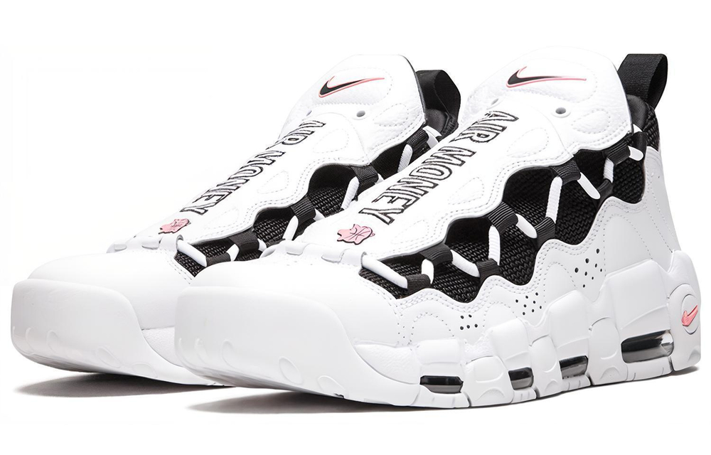 Кроссовки Nike Air More Money White Black Coral Chalk