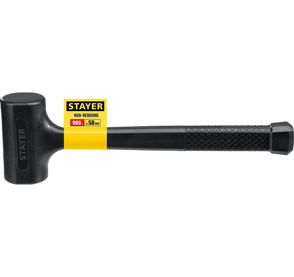 STAYER 40 мм, 900 г, цельнолитой безынерционный слесарный молоток, Professional (2042-900)