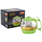 Чайник заварочный DECOTTO -1100, объем: 1,1 л, с пластик ручкой, фильтр из нерж стали