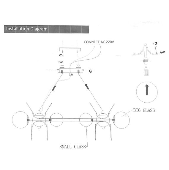 Подвесная люстра Imperium Loft Matisse 167236-26
